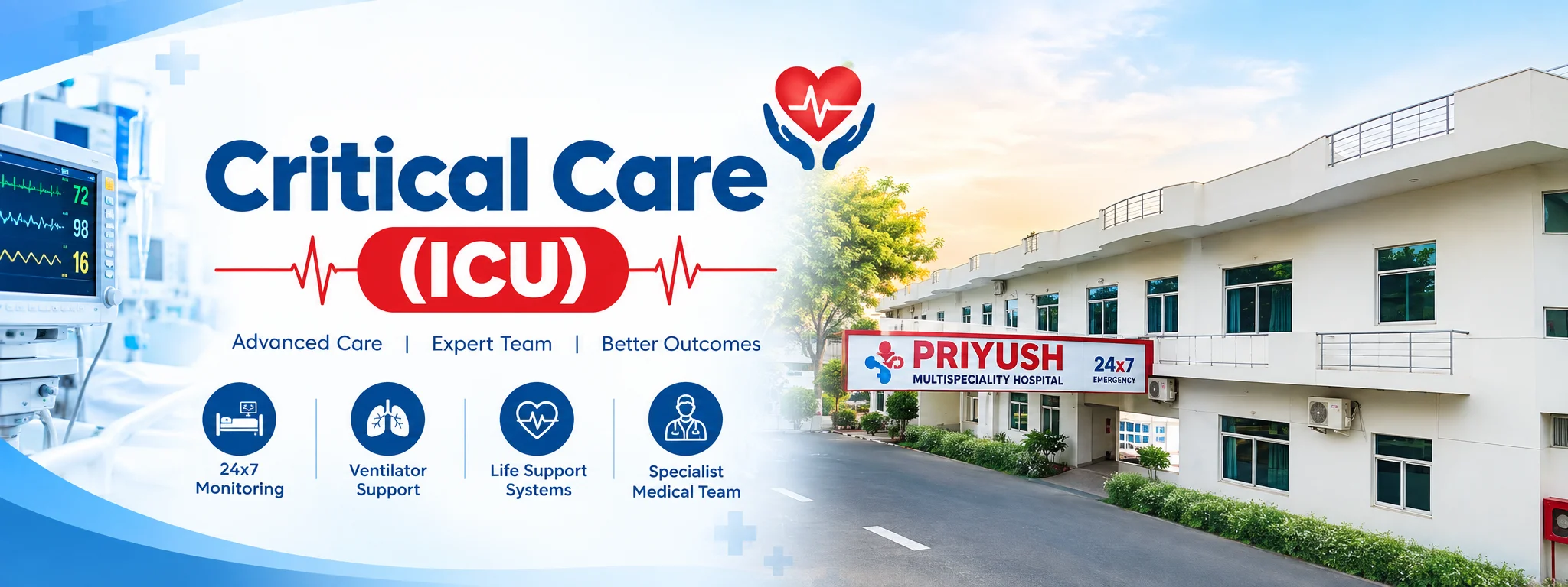 Critical Care (ICU) Hospital in Sanganer, Jaipur